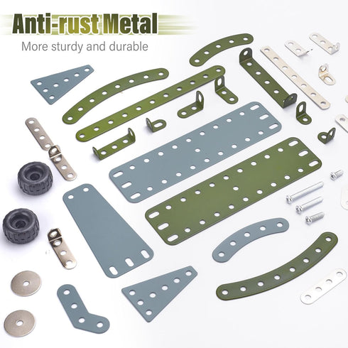 8-12 12-16, 258 Sets 10-14 STEM Projects for Kids Ages Pieces Erector Airplane Model kit, Model Aircraft Metal Building
