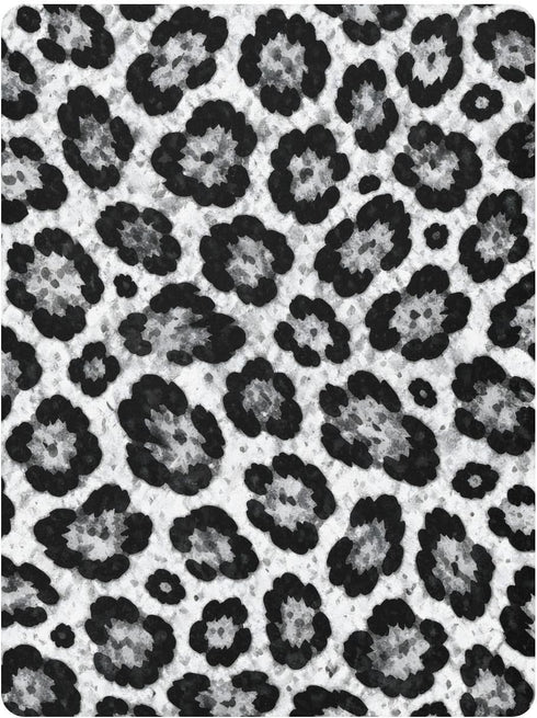 CZXW 52" 28" Gray Leopard Pattern Crib Sheets Fitted x Natural Cotton Soft & Breathable for Baby Crib Mattress