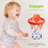 Bath Toys - Bathtub Basketball Hoop for Kids, Mold Free with 3 Balls, Strong Suction Cup for Toddlers