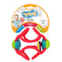 OgoBolli Baby Rattle Toy and Teether Ring, Tactile Sensory Ball for Boys and Girls 6+ Months - Soft Non-Toxic Silicone