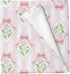 Cstdyfrv Pastel Flowers Bows Striped Baby Blankets for Boys Girls Pink Blue Hydrangea