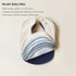 8 Pack Muslin 100% Cotton Baby Bibs for Unisex, Soft and Absorbent Gender Neutral Set for Feeding and Drooling