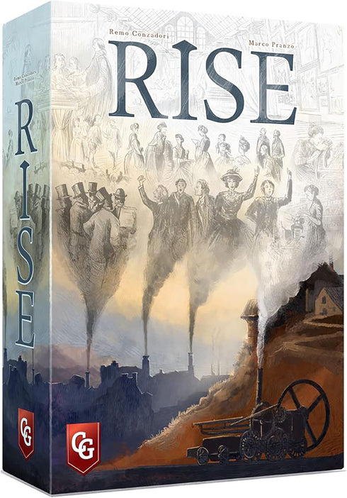 Capstone Games Rise - City Building Game for Ages 14+, 2-4 Players, 60 Mins
