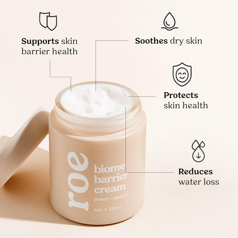 Roe Wellness- Baby Cream Lotion Ointment EWG Verified Non-Toxic Ingredients | Full Body Biome Barrier | Dry Skin, Itch