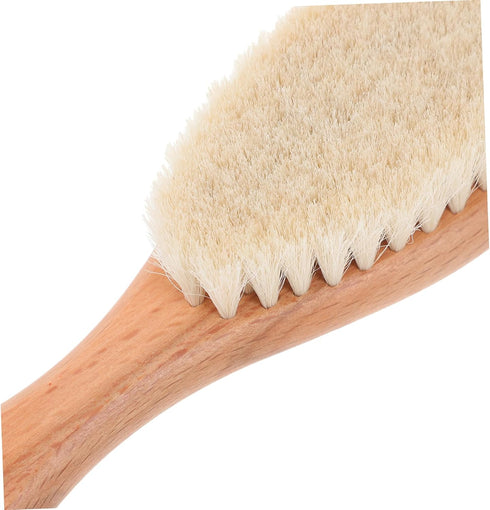 Set: Newborn Hair Care Wooden Brush & Comb for Gentle Scalp Care