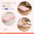 2 23" 51", Pcs Cot Sheets for Daycare, x Pink Daycare Cot Size Sheet with Corner Elastic Loops for Child Boys Girls