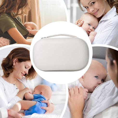 Genrico for Breast Pump - Multi-Compartment Storage Case for Mom and Kids | Pu construction keeps pump and accessories
