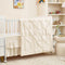 3-Piece Crib Bedding Set for Girls Boys - Ultra Soft & Skin