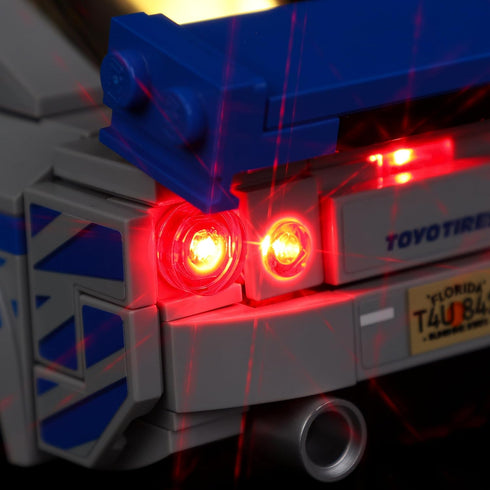 Kyglaring LED Lighting Kit for Lego 2 Fast 2 Furious Nissan Skyline GT-R (R34) 76917, Classic Version