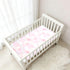 miaozhen Seamless 1 Pack 52x28 Cotton Baby Crib Sheets Ultra Soft Heart Aura Muslin Crib Sheets for Nursery Decor de
