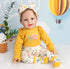 Reborn Baby Girl Dolls Clothes - 4pcs Outfits for 22"-24" Reborn Dolls Baby Clothes Newborn