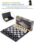 PGDOV Set 9.5 Inches 2-Player Magnetic Travel Chess - Small Chess Folding Board Games, Foldable & Portable Gifts