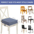 Toddler Booster Seat for Kitchen Chair Dining Table, Washable Thick Strong Support Portable Booster Chair for Toddlers