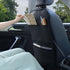 pefirst 3 2-Pack) Kick Mat Back Seat Protector Waterproof Leather Car Seat Back Organizers Cover with Storage Pockets