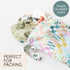 Packing Bumkins Roamio Waterproof Wet Bag for Baby, Travel, Swim Suit, Cloth Diapers, Pump Parts, Pool, Beach, Gym