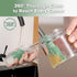 Green-1pk haakaa Cleaning Brush Silicone Bottle Brush Double-Ended Soft Silicone Bristles for Breast Pumps, Breast Milk