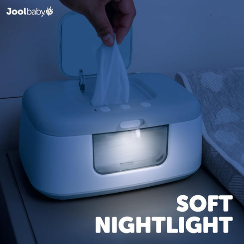 Jool Baby TinyBums Wipe Warmer & Dispenser with LED Light - Gray
