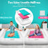 2 USHMA Inflatable Toddler Travel Bed, Portable Toddler Bed | Kids Air Mattress with Sides | Reversible Colors Kids