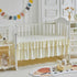 3 Set Set Pieces Crib Bedding Tufted Dots Jacquard Baby Comforter with Fitted Sheet and Bed Skirt - Cute Embroidery