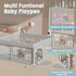 50x50 Inch, Hiaksedt Baby Playpen Play Pens for Babies and Toddlers Baby Fence Play Yards for Indoor & Outdoor