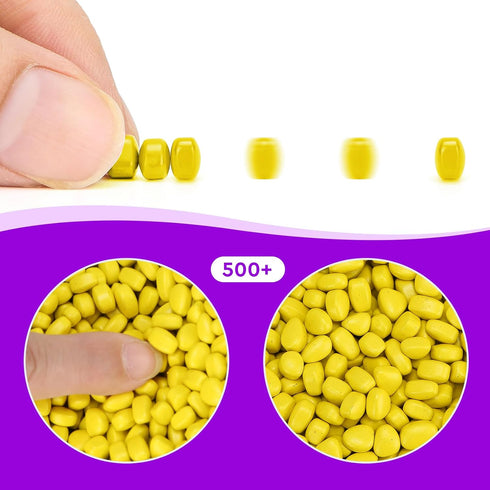 500+ Original Ferrite Putty Yellow, Sensory Stones, Adult Fidget Stress Relief Desk & Office Item, Ferrite Stones