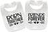 Baby Twins Bibs Best Friends Newborn Baby Bibs Cute Toddler Bibs Set