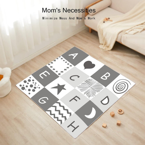 51x51 Inch, Insular Baby Splat Mat for Under High Chair/Arts/Crafts, Anti Slip and Waterproof Splash Mat for Floor