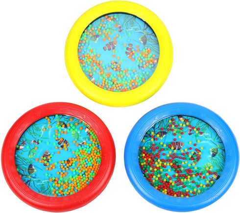 Musfunny Ocean Drum - Blue Gentle Sea Sound Music Gift for Kids, Educational Drum Tool