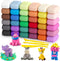 Ecurfu Air Dry Clay 36 Colors, DIY Modeling Clay with Tools, Toy Gifts