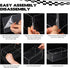 Hlimior 3 1: 24 PCS Acrylic Model Car Display Case Scale Clear Display Boxes with Plastic Base Diecast Model Car