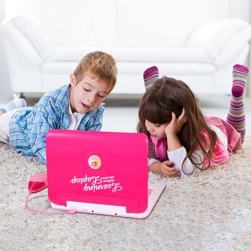LESHITIAN Kids Laptop - 80 Learning Activities for Alphabet, Words, Mathematics, and Music for Ages 5+