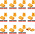 Frienda 30 Pairs XT30 Connectors, Male and Female Plugs with 2 Pieces Shrink Tubing for RC Battery