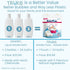 TruKid Bubble Podz Bubble Bath for Kids, Tear Free, Gentle & Refreshing Bath Bomb, Watermelon Scent, 24 Podz