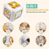 6-12-18 1-2-3 VoMii Baby Toys Months, Montessori Toys for Babies Newborn Teether Sorting Stacking Blocks Spinner Toy