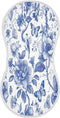 YETTASBIN Blue Flower Muslin Baby Burp Cloth, Super Soft Absorbent Cotton Burp Rag