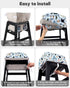 mamatepe 2-Point Baby High Chair Cover with Strap Pads & Harness - Machine Washable, Waterproof, Portable