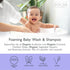SoCal Suds & Company 2-in-1 Organic Foaming Shampoo & Body Wash, Gentle Baby Wash for Sensitive Skin, Lavender, 6oz