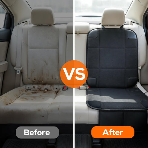 Seat,600D 2 VLM Car Seat Protector for Child Baby Car Waterproof Car Seat Cover with Thick Padding, Non-Slip Backing