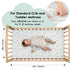 2 Pack 28x52x8in(Green+Leaf) Yoofoss Baby Crib Sheets for Boys Girls, Fitted Crib Sheet for Standard Crib and Toddler