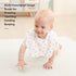 8 Pack 0-36 Bearmoss Baby Bibs for Drooling & Teething Muslin Cotton Soft Absorbent Adjustable Unisex Bibs Boys Girls