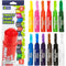 READY 2 LEARN Twisty Paint Sticks, 12 Vibrant Colors, Washable Non-Toxic Tempera Paint for Kids Art Supplies