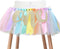 Pastel Rainbow High Chair Banner for 1st Birthday - Party Supplies with