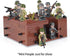 WW2 Battlefield Right Corner Military Block Set, 200PCS Military Building Block Set Can Freely Build Battle Scenes