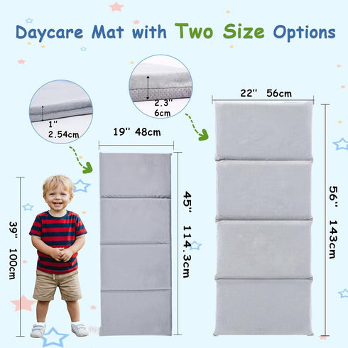 Tiita Kids Nap Mat, Foldable Play Mat, Sleeping Pad
