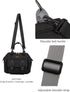 MEYTEILAY Diaper Bag Tote Baby Changing Bag Large Baby Bags for Mom Multifunction Travel Nappy Bag Small Black