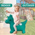 Green Dinosaur Bounce & Ride-on Inflatable Hopper Toy for Toddlers with Pump