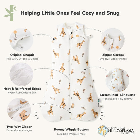 Momcozy 612 1.5 Sleep Sack for Baby Months, TOG Baby Wearable Blanket with Supportive Plush Filling, Two-Way Zipper