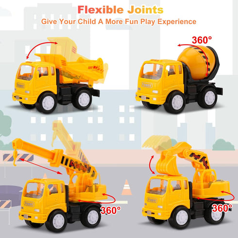 Nicmore 1 2 3 4 5 1 1-3 2-4| 18 2 Construction Truck Toddler Toys Car: Toys for Year Old Boy in Carrier Toys for Kids