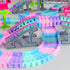 96 Set -4 360 PCS Flexible Tracks Race Tracks Supplementary Colors Magic Road Race Tracks Toys, Rotating Flexible Train