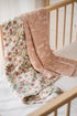 2 Pack 47 47 inches, Little Jump Western Wild Flowers Muslin Swaddle Blankets for Baby Girls, Receiving Blanket Large x